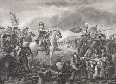 Le roi Guillaume III à la bataille de la Boyne, 1690, de 