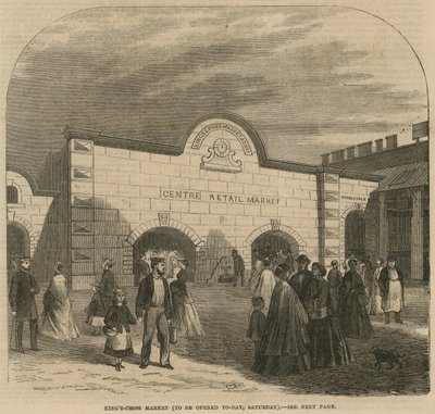 Marché de Kings Cross, ouverture le samedi 8 août 1868 - English School