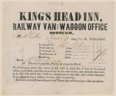 Kings Head, Southwark - English School
