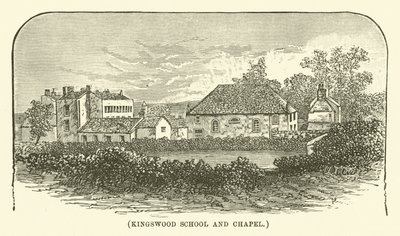 École et chapelle de Kingswood (gravure) - English School
