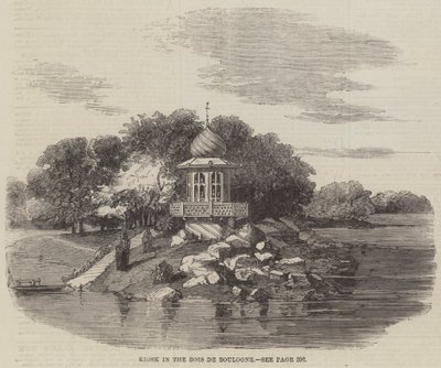 Kiosque dans le Bois de Boulogne - English School