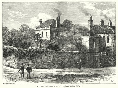 Maison Kirkbraehead (gravure) - English School