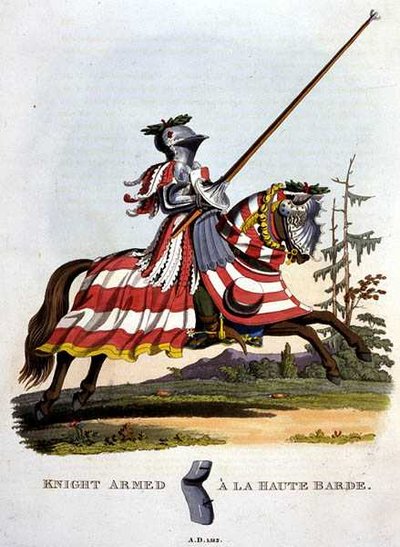 Chevalier armé à la Haute Barde - English School