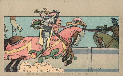 Chevaliers à cheval - English School