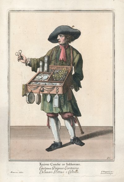 Couteaux, peignes ou encriers - English School