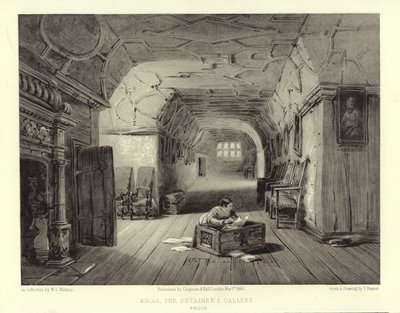 Knole, la galerie des domestiques - English School