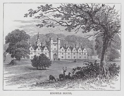 Maison Knowle (gravure) - English School