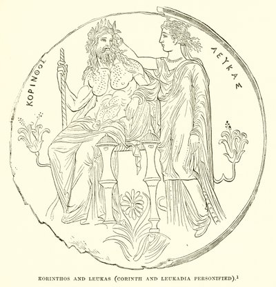 Corinthe et Leucade (personnifiées) - English School
