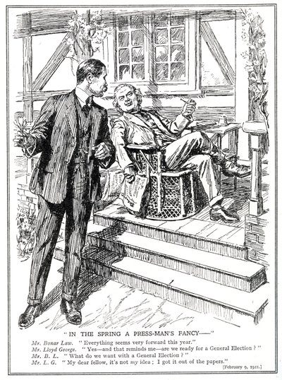 Lloyd George et Bonar Law discutent de la perspective d