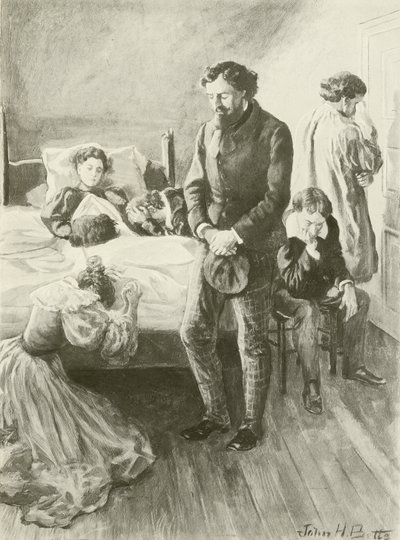 La Bohème, Dernier acte (gravure) - English School