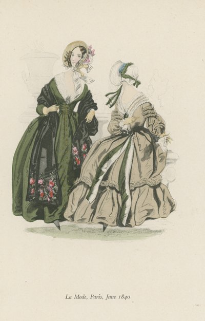 La Mode, Paris, juin 1840 - English School
