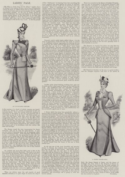 Page des dames (lithographie) - English School
