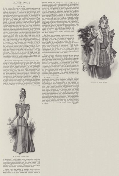 Page des dames, robe - English School