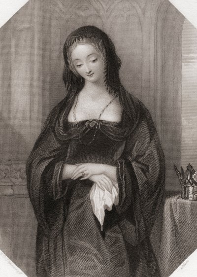 Lady Grey. Personnage principal féminin de la pièce de Shakespeare Henry VI - English School