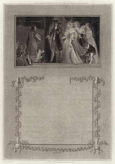 Lady Mary présentée au prince d