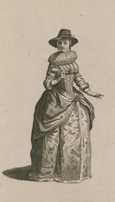 Lady Mayoress de Londres en 1640 - English School