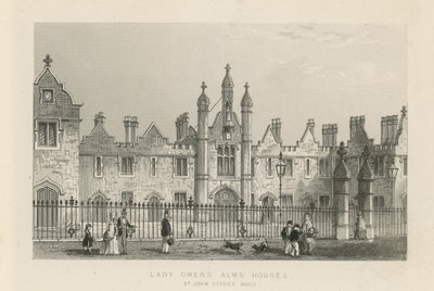 Les maisons de charité de Lady Owen sur St John Street Road - English School