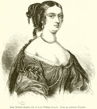 Lady Rachael Russell, épouse de Lord William Russell - English School