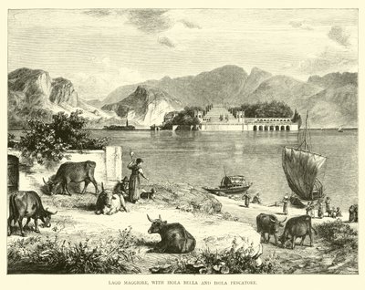 Lac Majeur, avec Isola Bella et Isola Pescatore - English School