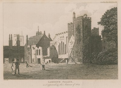 Palais de Lambeth tel qu