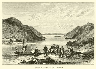 Débarquement de Charles Édouard à Moidart - English School