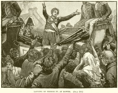 Débarquement de George IV à Howth - English School