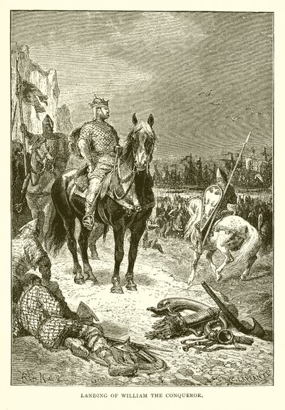 Débarquement de Guillaume le Conquérant - English School