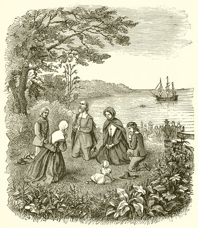 Débarquement des Pères Pèlerins - English School