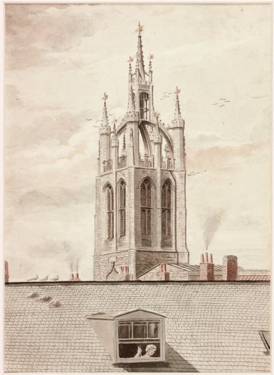 Flèche de la lanterne de Saint-Nicolas - English School