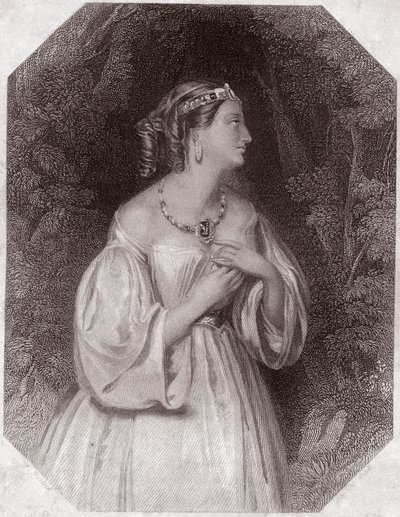 Lavinia, fille de Titus, fiancée de Bassianus (Titus Andronicus ou La Très Lamentable Tragédie Romaine de Titus Andronicus) dans - « Shakespeare