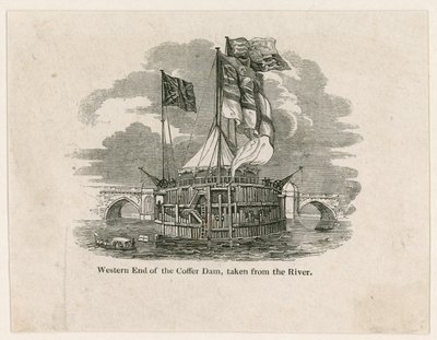 Pose de la première pierre du nouveau pont de Londres - English School