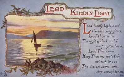 Lead Kindly Light (lithographie en couleur) - English School