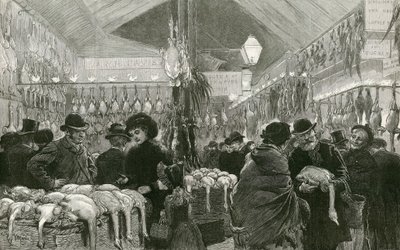 Marché de Leadenhall à Noël - English School