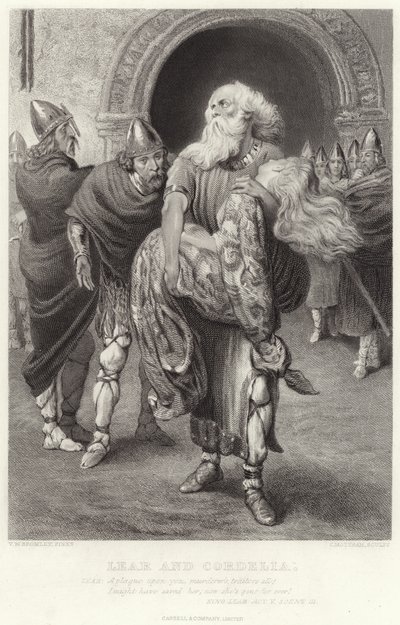 Lear et Cordelia, Le Roi Lear, Acte V, Scène III - English School