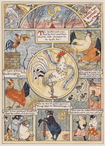 Feuilles du Livre des Beautés de Béatrice I - English School