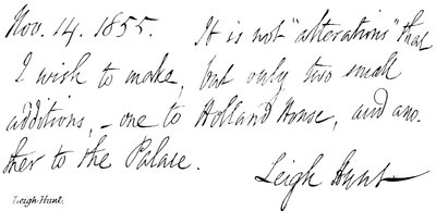 Leigh Hunt - English School