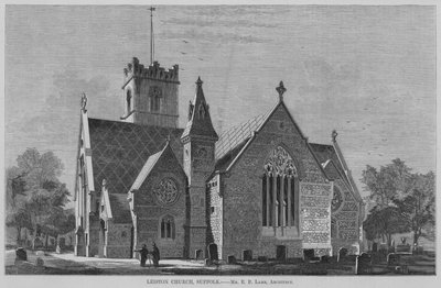 Église de Leiston, Suffolk (gravure) - English School