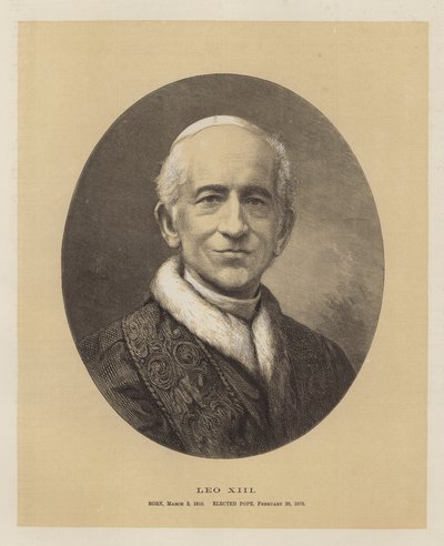 Léon XIII (gravure) - English School