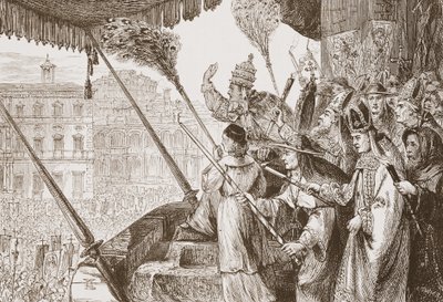 Léon X prononçant la bulle des Seigneurs d