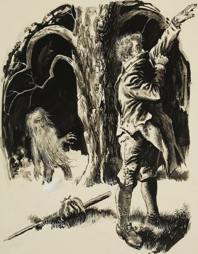 Leshy, ou Esprit de la forêt - English School