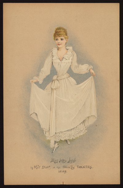 Letty Lind, actrice et chanteuse anglaise - English School