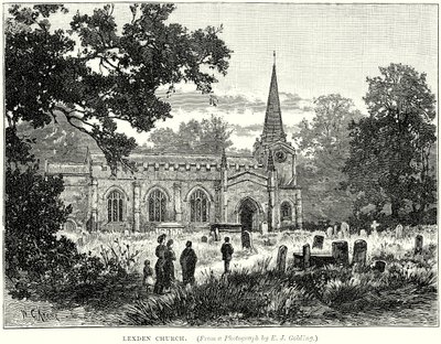 Église de Lexden (gravure) - English School