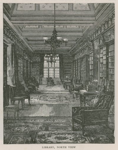 Bibliothèque, vue nord, Holland House - English School