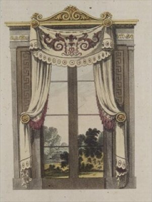 Rideaux de bibliothèque, planche 70 de Ackermann