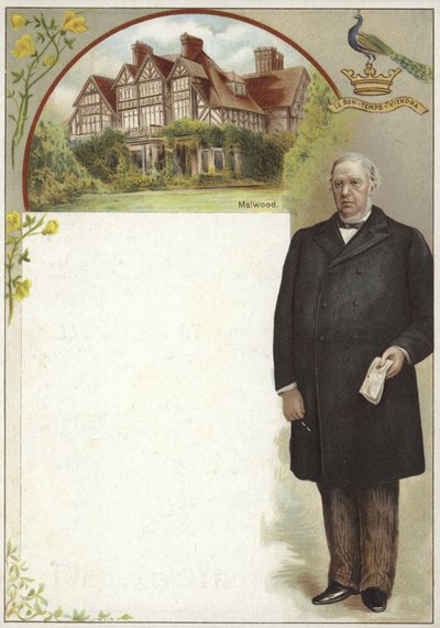 Carte Liebig représentant Sir William Harcourt - English School