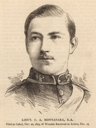 Lieutenant C A Montanara, RA - English School