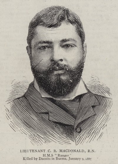 Lieutenant C B Macdonald, RN - English School