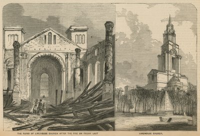 Église de Limehouse avant et après l