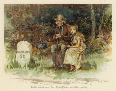 La petite Nell et son grand-père en voyage - English School
