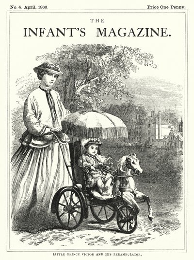Petit Prince Victor et son landau (gravure) - English School